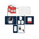 Daewoo - alarme maison wifi sans fil vigilia vig501 - kit complet avec cam�ra full hd int�rieure et 8 ...