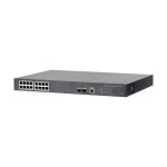 Switch poe 16 ports - dahua - dh - pfs4218 - 16gt - 240 - manageable - gigabit ethernet - 8000 mac addresses ...