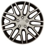 Enjoliveurs - dakar - silver / black - 4 pièces - 17 pouces - fixation simple Enjoliveurs - dakar - silver / black - 4 pièces - 17 pouces - fixation simple