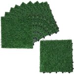 Dalles gazon artificiel carré 10 pcs pour intérieur - extérieurs clipsables pelouse synthétique 30 x ... Dalles gazon artificiel carré 10 pcs pour intérieur - extérieurs clipsables pelouse synthétique 30 x ...