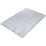 Dalle gravel fix pro - stabilisateur de gravier - env. 120 x 80 cm - 09 m2 - blanc