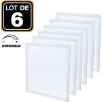 Dalles led - europalamp - 600x600 - 40w - blanc neutre 4000k - dimmable