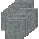 Dalles de moquette - 20 pi�ces - rev�tement de sol en moquette - polyester - installation facile - autocollant ...