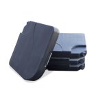 Dalles de parasol - dcb garden - lot de 4 - poignes rtractables - gris anthracite - l 50 x l 50 x h ...