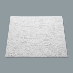 Dalle de plafond - nmc - t102 - polystyrène - 500 mm x 500 mm - blanc Dalle de plafond - nmc - t102 - polystyrène - 500 mm x 500 mm - blanc