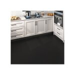 Dalles de sol adh�sives - funstick - dalles pvc 30 x 60 cm (5 pcs) - noir mat - auto - adh�sif - imperm�able ...