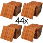 Dalles de terrasse bois d?acacia certifi fsc 4m dalle 30x30cm systme de clips dalle dcoupe possible ...