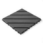 Dalles de terrasse embo�tables en plastique paquet de 44 30 x 30 cm imperm�ables pour une utilisation ...