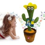 Dancing cactus jouet �lectronique en peluche qui r�p�te ce que vous dites et chante cactus qui chante ...