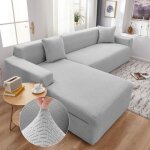 Dangle en polyester pour meubles de maison douce luxueusehousse de canap de protection 3 + 2 places ...