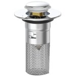 Datering bonde de lavabo de salle de bain avec panier filtrant amovible - baignoire anti - obstruction ...