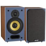 Davis acoustics ariane 1 bleu / noyer - enceinte biblioth�que (la paire) - enceintes