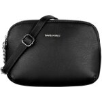 David jones - petit sac bandoulire femme multipoche zip simili cuir port epaule - besace 3 compartiments ...