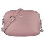 David jones - petit sac bandoulire femme multipoche zip simili cuir port epaule - besace 3 compartiments ...