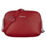 David jones - petit sac bandoulire femme multipoche zip simili cuir port epaule - besace 3 compartiments ...