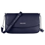 Sac bandoulire femme - david jones - petit sac epaule rectangle cuir pu - sacoche tlphone - bleu