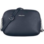 David jones - petit sac bandoulire femme multipoche zip simili cuir port epaule - besace 3 compartiments ...