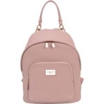 Sac à dos - david jones - petite taille - imitation cuir pu - détails dorés - rose Sac à dos - david jones - petite taille - imitation cuir pu - détails dorés - rose
