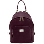 Sac à dos - david jones - petite taille - imitation cuir souple - rouge - mode tendance chic Sac à dos - david jones - petite taille - imitation cuir souple - rouge - mode tendance chic