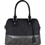 Sac � main - david jones - cabas fourre - tout femme bugatti - sac de ville el�gant - noir