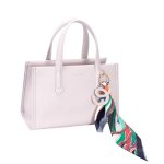 David jones paris - sac � main femme ville avec accessoire foulard - port� main similicuir pu - taille ...