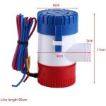 Pompe de cale submersible Électrique pour yacht bateau 12v 3a 1100 gph - gototop - rouge Pompe de cale submersible Électrique pour yacht bateau 12v 3a 1100 gph - gototop - rouge