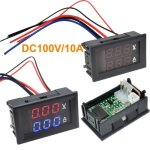 Dc 100v 10a voltmètre ampèremètre - jauge ampli voltmètre numérique conduit Dc 100v 10a voltmètre ampèremètre - jauge ampli voltmètre numérique conduit