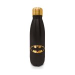 Dc comics batman - gourde métallique noire et or bat signal Dc comics batman - gourde métallique noire et or bat signal