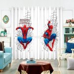 Dcl - 217 avengers h�ros spiderman rideau dessin anim� gar�on chambre enfants chambre maternelle d�but ...