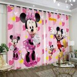 Dcl - 4231 rideaux occultants disney mickey mouserosepour enfantsgar�ons et fillesd�coration de chambre ...