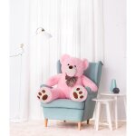 Dear bear ours en peluche géante xxl 130 cm rose Dear bear ours en peluche géante xxl 130 cm rose