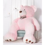 Dear bear ours en peluche gante xxl 250 cm rose