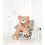 Dear bear ours en peluche géante xxl amigo 160 cm beige Dear bear ours en peluche géante xxl amigo 160 cm beige