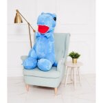 Dear bear ours en peluche g�ante xxl dino edi 110cm (bleu)