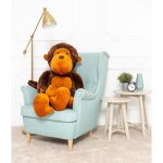 Dear bear ours en peluche géante xxl singe 120cm brun Dear bear ours en peluche géante xxl singe 120cm brun