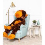 Dear bear ours en peluche gante xxl singe 160cm brun