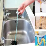 Déboucheur - furet - canalisation - plastique - 51 cm - pratique pour évier lavabo douche Déboucheur - furet - canalisation - plastique - 51 cm - pratique pour évier lavabo douche