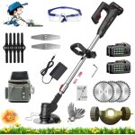 Dbroussailleuse  batterie lectrique coupe bordure sans fil avec 48v batterie tlescopique dsherbeur ...