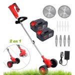 Dbroussailleuse sans fil - s - coupe - bordure 3 en 1 - batteries 4. 0a - coupe de jardin - pelouse