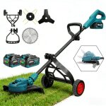 D�broussailleuse sans fil - yofidra - 21v - moteur brushless 600w - 3 lames interchangeables - 2�3000mah ...