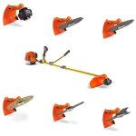 Airus 620 - d�broussailleuse multifonction thermique 6 en 1 moteur 2 temps avec 3 disques 2 lames et ...