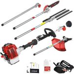 D�broussailleuse thermique 5 - en - 1 52 cc 22 kw 3 cv taille - haies tron�onneuse rallonge essence pro ...