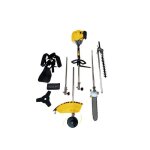 Dbroussailleuse thermique multifonction 5en1 - nemura - 52cm3 - puissante - lgre - maniable