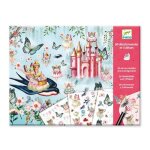 Dcalcomanies - djeco - au pays des fes - multicolore - rose - loisir cratif