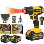 D�capeur thermique �lectrique sans fil 540�c 4 vitesses avec �cran num�rique - mellwin - 2x 3000mah batteries ...