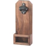 D�capsuleur mural - cucina di modena - bois de sapin - bac collecteur - 120 x 58 x 300 mm - 374 g