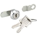 Barillet decayeux pour porte arrire de bote aux lettres - zamack chrom - 2 cls incluses
