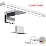 Deco - linge - luminaire!!! applique miroir de salle de bain - chrome blanc l 30 cm - dingxiang