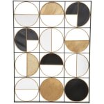 Déco murale zak métal doré 76x102cm - atmosphera createur dinterieur - multicolore Déco murale zak métal doré 76x102cm - atmosphera createur dinterieur - multicolore