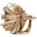 Dco poisson combattant 34cm dor kare design
